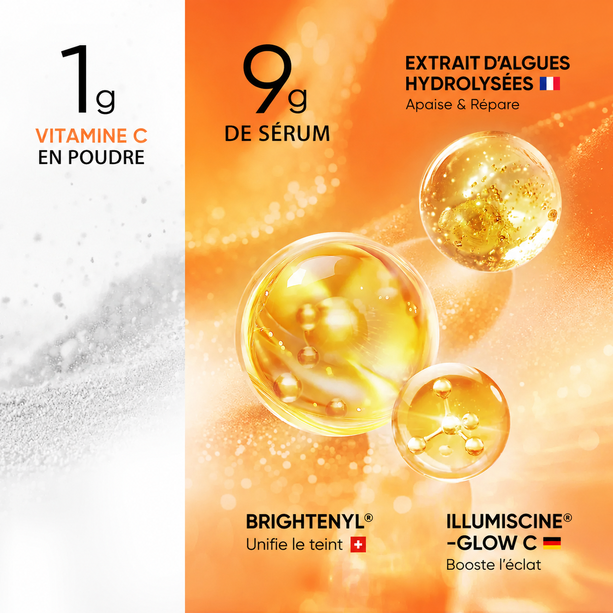 Sérum Éclat Vitamine C – Teint Lumineux & Uniforme